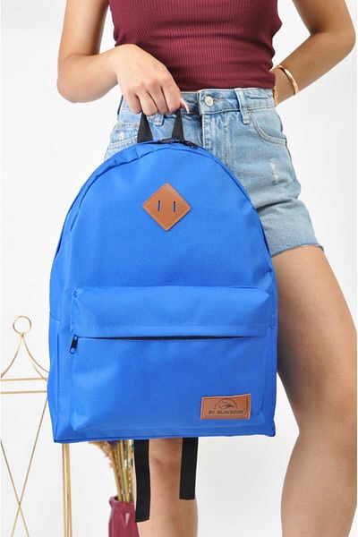 Sellini Μπλε αδιάβροχο ύφασμα Imperteks Unisex Μπλε σακίδιο πλάτης και σχολική τσάντα