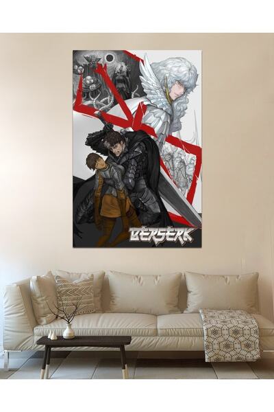 owl bag Anime Berserk -Guts and griffith 2 no Desenli Tasarım Duvar Halısı