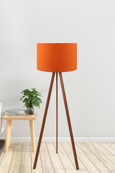 HOMİNG Pratik Ahşap Üç Ayaklı Lambader Ayd-1532