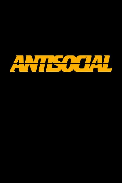 MegaSticker Autocolant antisocial pentru mașină, motocicletă, cască, laptop, sticlă 57x10 cm