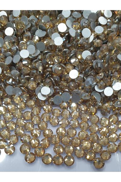CRYSTALSHOP حجر ربط حجر الراين الأصلي - ss20 لون عسلي ذهبي 50 جم - 750 قطعة