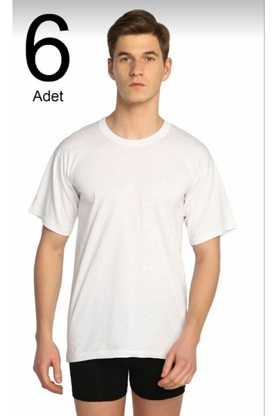 VERA İÇ GİYİM Seher Sıfıryaka 6-Piece Men's Undershirt