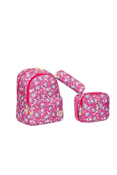 Miracle rlx8640 primary school backpack lunch bag and pencil case set