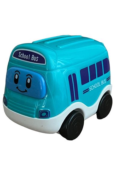 Cosby Frictional Cute Bus Green 8cm