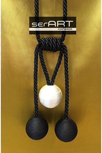 serART Cherry 3 Ball Background Curtain - Double Breasted and Ceiling Tie Bracol