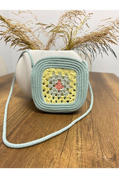 EDOŞ HOME El İşi Jüt İp Pamuk Makrome Özel Örgü Motifli Özel Dikiş 20 Cm Çapr...