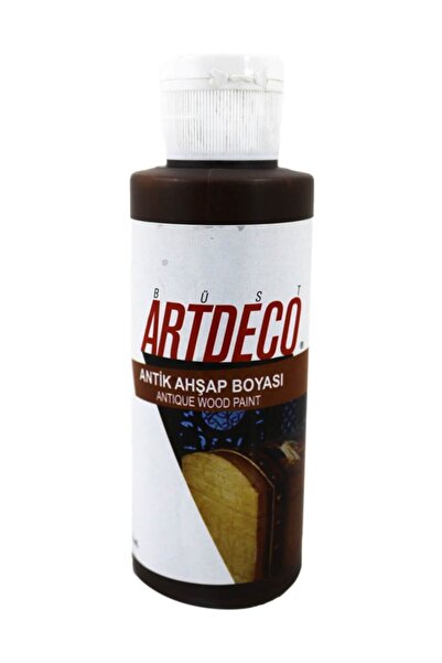 Fanart-Artdeco Artdeco Ahşap Antik Boya 120Ml K.Kahve 026R-638