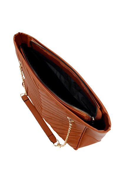 PARİGİ Tan Women's Tote Bag