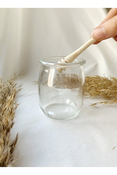 Atölye Merdiven Set of 3 minimal honey spoons raw wooden decorative honey spoons