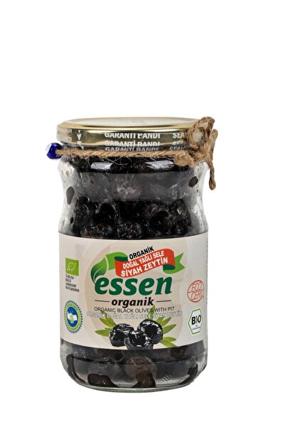 Essen Organik Yağlı Sele 261-290 Kb Siyah Zeytin Cam 660 ml