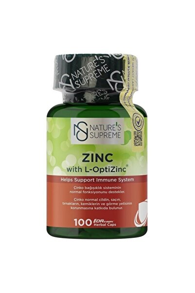 Nature's Supreme Zinc 15 Mg 100 Kapsül