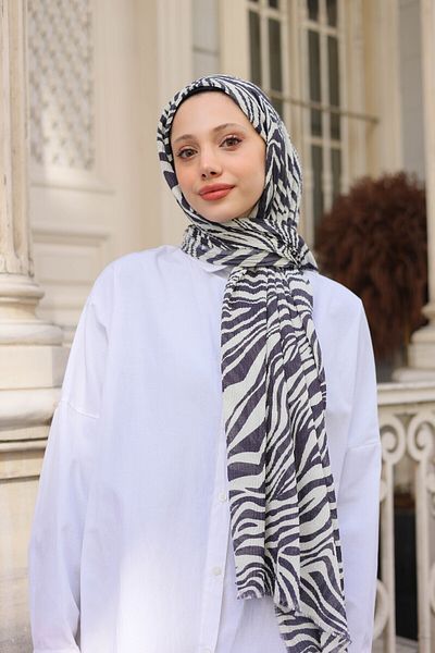 shalby Şal Jungle Wrap Antracit