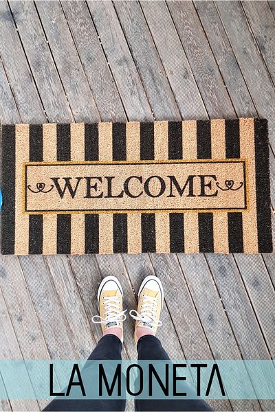 LAMONETA Large Size Welcome Door Mat - Imported Koko Mat