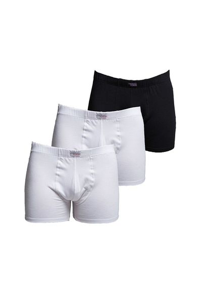 THERMOFORM Ανδρικό σορτς Bamboo 2 τμχ-Λευκό/1 τμχ-Μαύρο-XXL