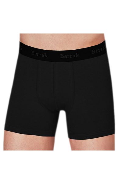 Berrak Ανδρικό μαύρο 3 Pack Lycra Modal Flexible Boxer ELF568BER4476CCM3