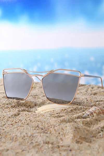 Di Caprio Women's Oval Sunglasses DTX1076D