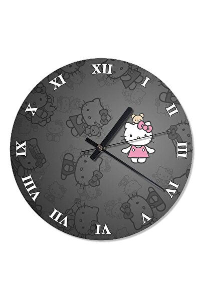 Cakatablo 30 cm Diameter Hello Kitty Alice Design Wall Clock