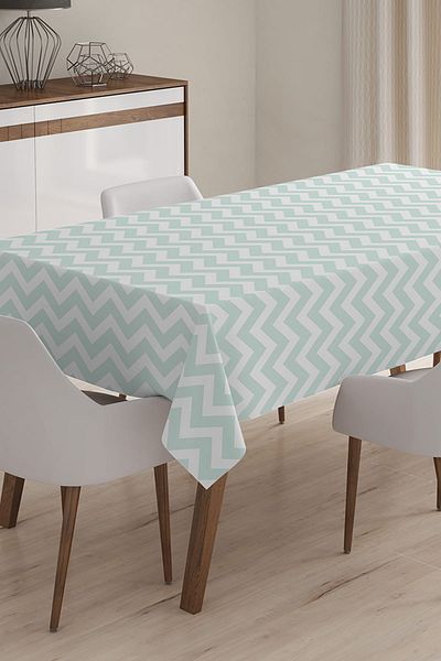 Realhomes Față de masă imprimată digital 3D cu design personalizat - 140 x 180 cm