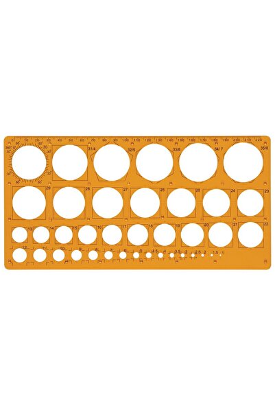Maped 1-35 Arası Daire Şablonu (277620)