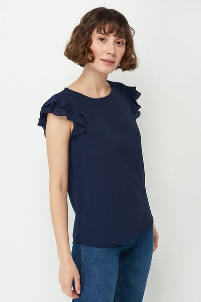 Koton Γυναικεία μπλούζα Navy Blue 8YAK63945EW