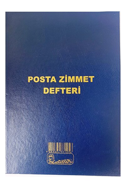 Kocaoluk Posta Zimmet Defteri Cilt Kapak