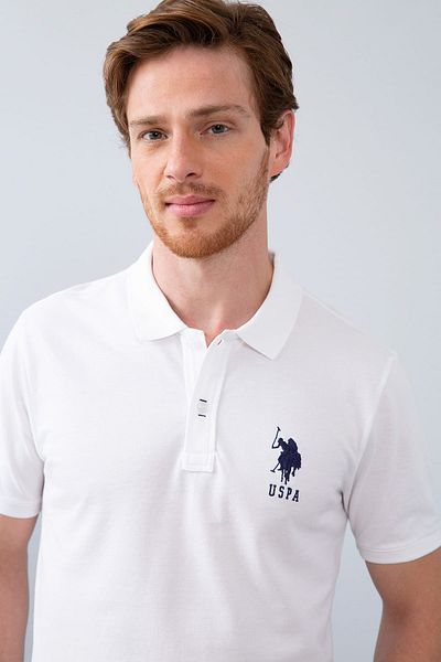 U.S. Polo Assn. Ανδρικό μπλουζάκι πόλο με λαιμόκοψη G081SZ011.000.821325