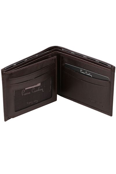 Pierre Cardin Men's Brown Logo Wallet 2361K KRVT8690002222192