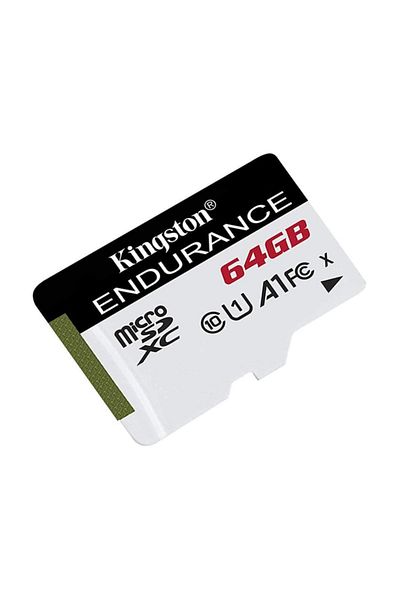 Kingston Sdce-64gb 64gb Microsdxc Endurance 95r-30w C10 A1 Uhs-i بطاقة الذاكرة فقط
