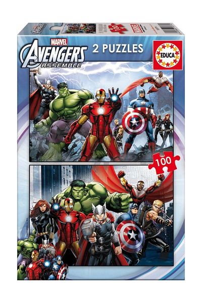 EDUCA Avengers 2X100 Piece Puzzle /