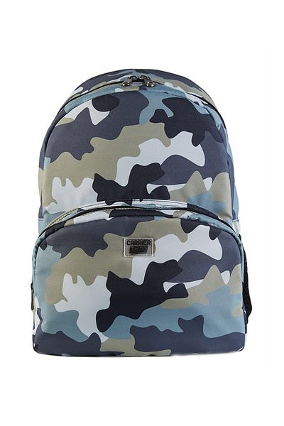 Carrier Thing Green Camouflage Patterned Unisex Small Backpack