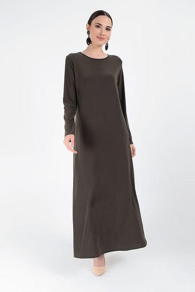 Bym Fashion Γυναικείο Χακί Φόρεμα 3202
