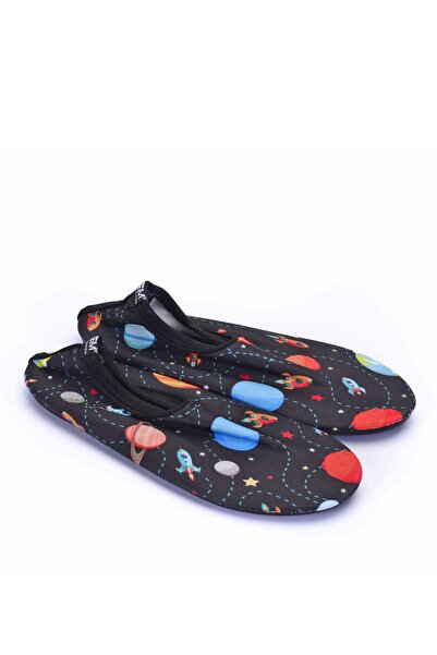 Esem Μαύρα / Πορτοκαλί Παιδικά Θαλασσινά Παπούτσια