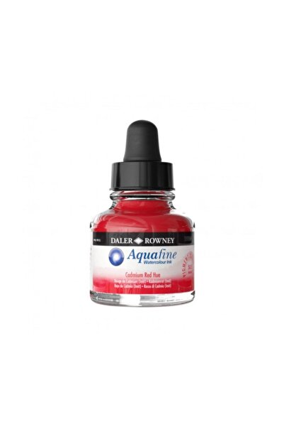 Daler Rowney Aquafine Ink - 29,5 ml No503 Cadmium Red Hue (SULUBOYA MÜREKKEBİ)
