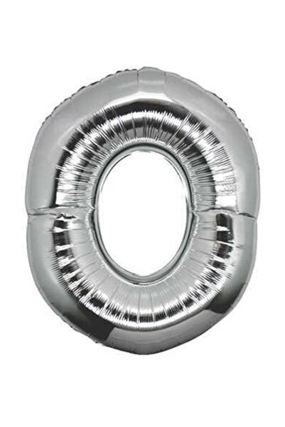 kidspartim بالون رقائق الفضة الحرف O 40 بوصة 100 سم