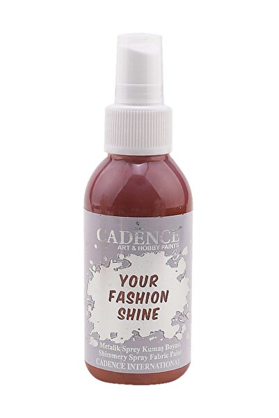 Cadence Your Fashion Metalik Sprey Kumaş Boyası 1122 Bakır 100ml