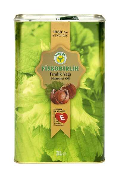 Fiskobirlik Fındık Yağı 3 lt Teneke