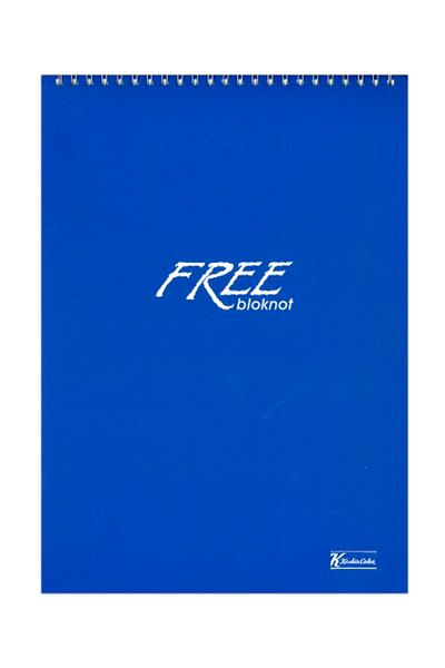 KESKİN COLOR A4 100 Sheets Memo Pad Spiral Free Office Plain Unlined145000-99