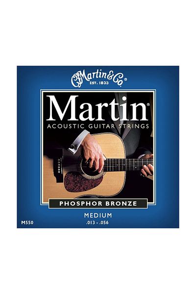 Martin M550 Phosphor Bronze Medium 13-56 Acoustic Guitar Set String
