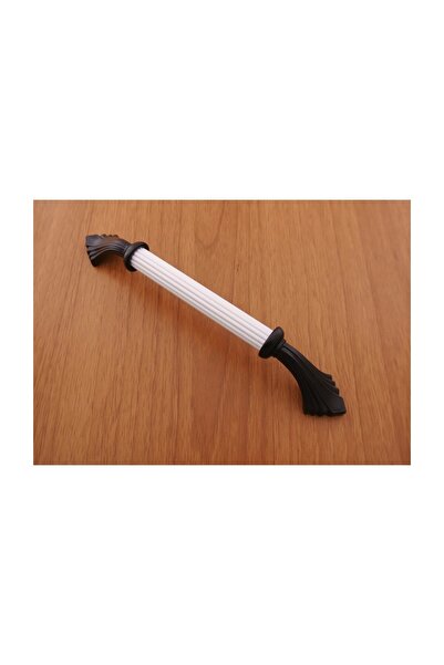 Azimkar Hırdavat Sembol Kulp Mat Siyah-Beyaz (160 MM)