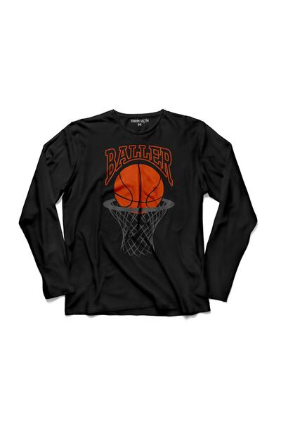 Kendim Seçtim Tricou cu mânecă lungă Baller Basketball Basketball Nba Basketball