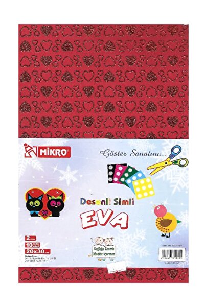 Mikro Desenli Simli Eva