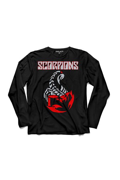 Kendim Seçtim Tricou cu mânecă lungă Scorpions Buen Metal Rock Scorpio