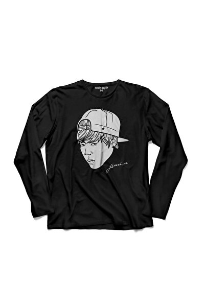 Kendim Seçtim BTS BANGTAN BOYS JIMIN 95 1995 LOGO MAJICA SA DUGIM RUKAVIMA - ...