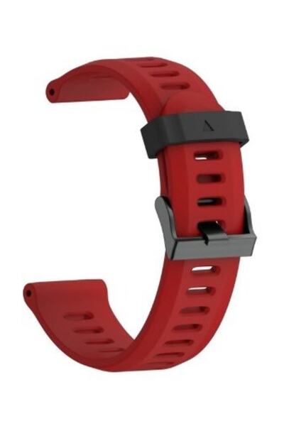 Schulzz Garmin Fenix 3 HR Saat için Silikon Kayış Kordon