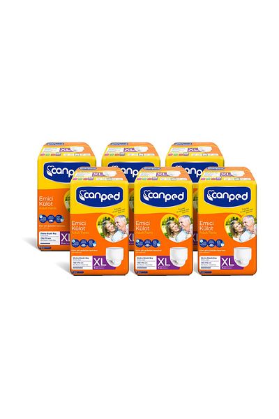 Canped Patient Diapers Extra Large 8 pcs X 6 Pieces