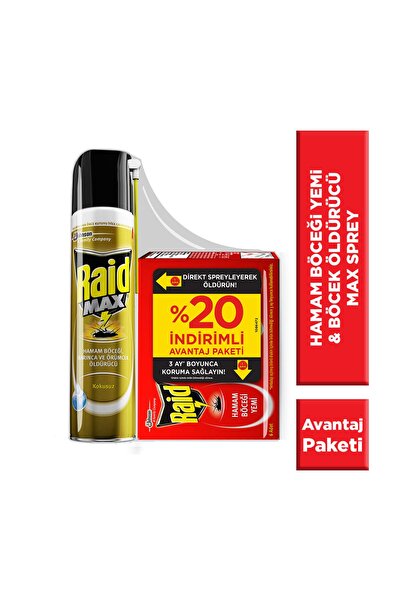 Raid Böcek Yemi & Böcek Aerosol Promo Paket