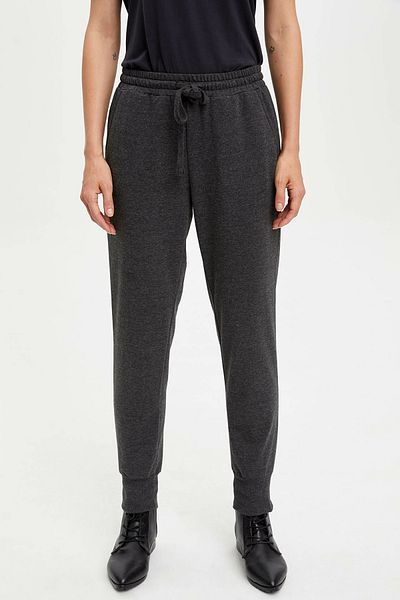 DeFacto Women's Anthracite Basic Relax Fit Jogger Sweatpants L5453AZ19AU
