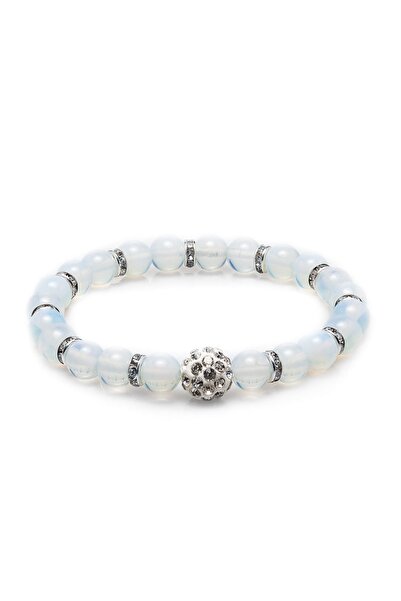 Alnis Atelier Ay Taşı Doğal Taş Tam Tur Bileklik