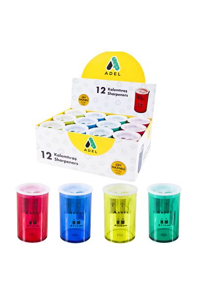 Adel 619 Pencil Sharpener -4260619001 Pack of 12
