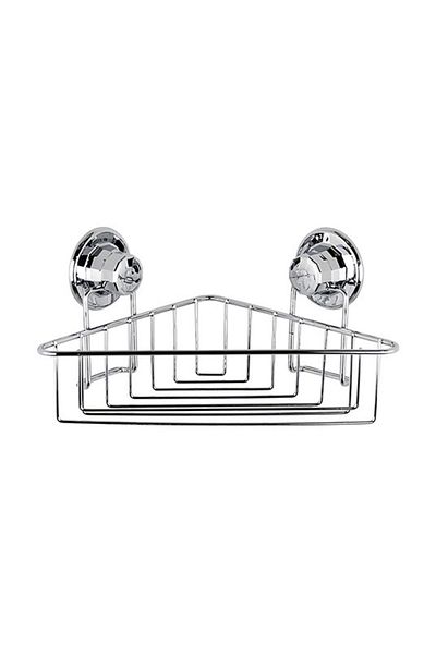Teknotel Θήκη Μονού ορόφου Μπάνιου Ράφι Chrome DM251 - Χωρίς τρυπάνι με βίδες